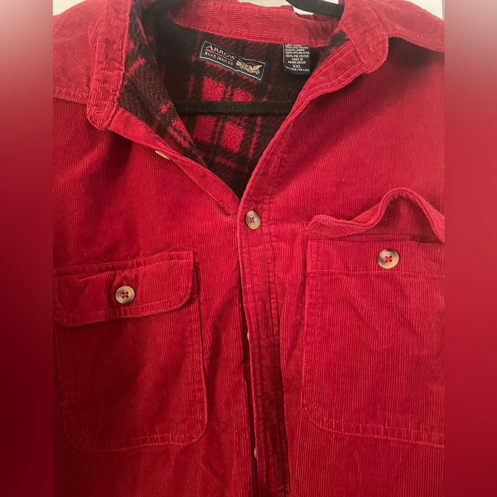 Vintage Arrow Blue Jeans Co Corduroy Jacket Size XXL